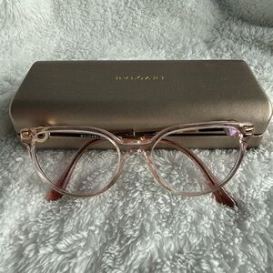 Bulgari Rose-Tinted Women's Glasses